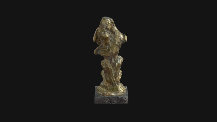 Sculpture of lovers: testing Photogrammetry – Kostenloses 3D-Modell STL