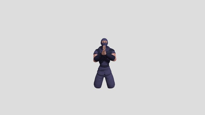 Praying (3) 3D Model