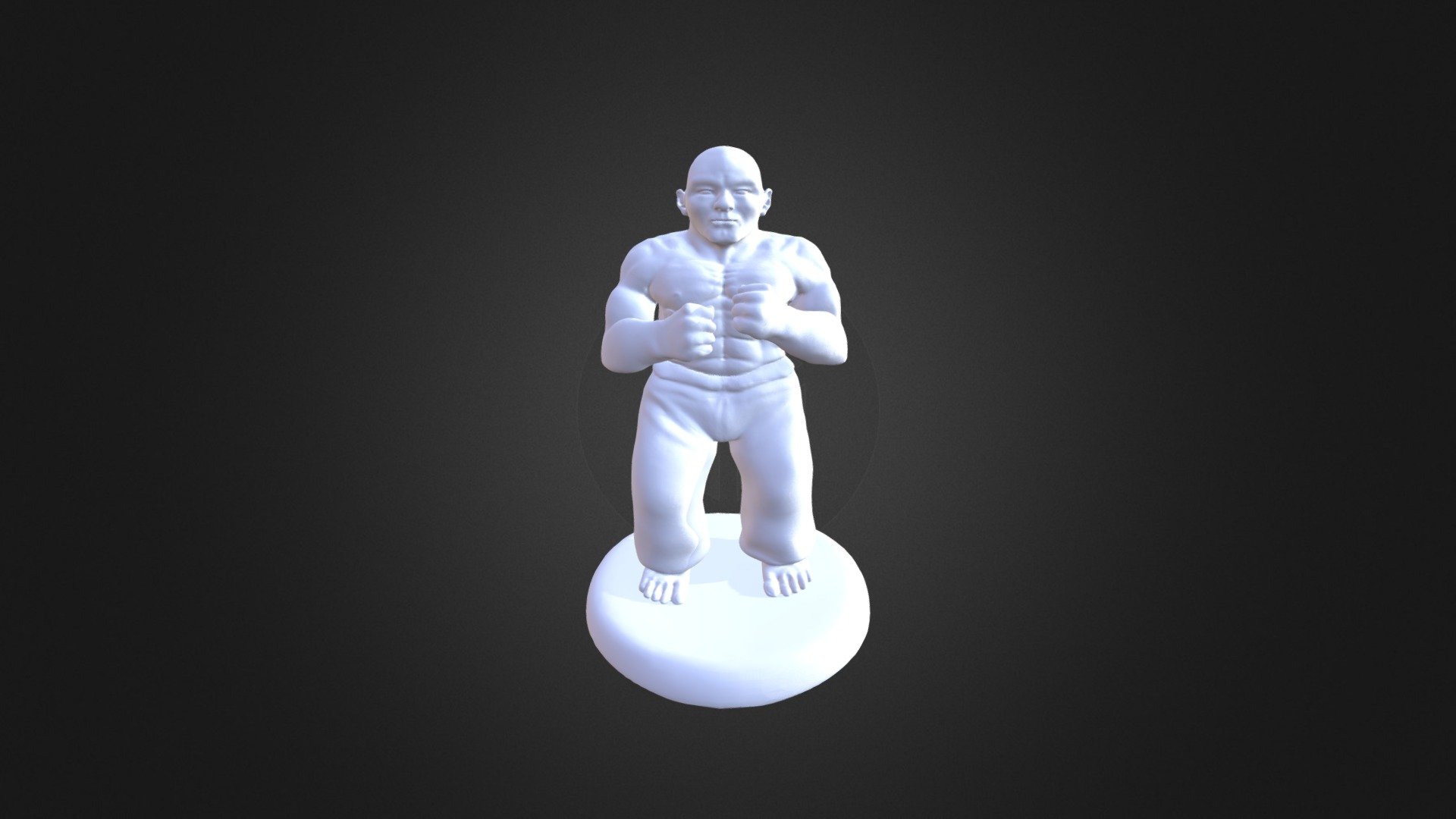 RPG Mini Melee Dwarf 3D Print