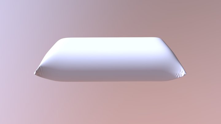 White Pillow 3D Model