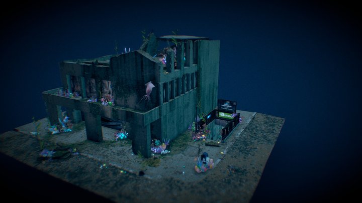 Sunken city 3D Model