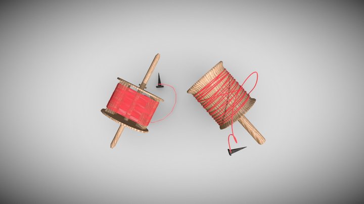 Chalk Line 3D Model