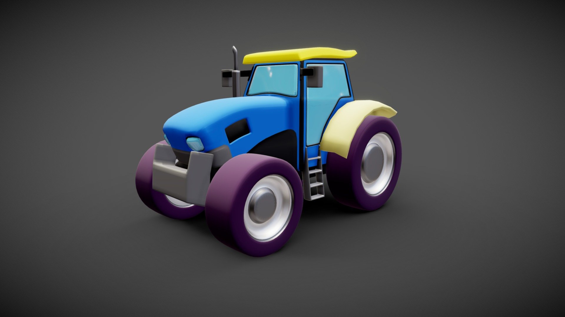 Low Poly Vehicle Traktor - Buy Royalty Free 3D model by TankStorm ...