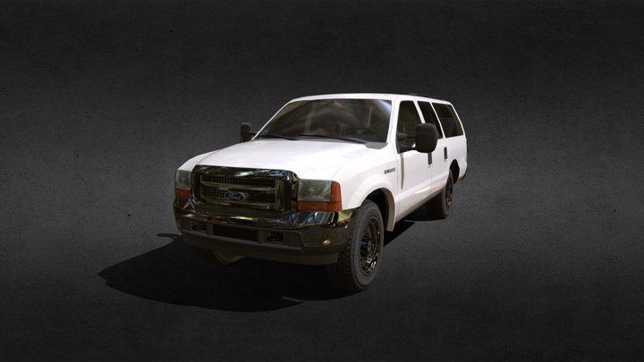 Ford Excursion 3D Model