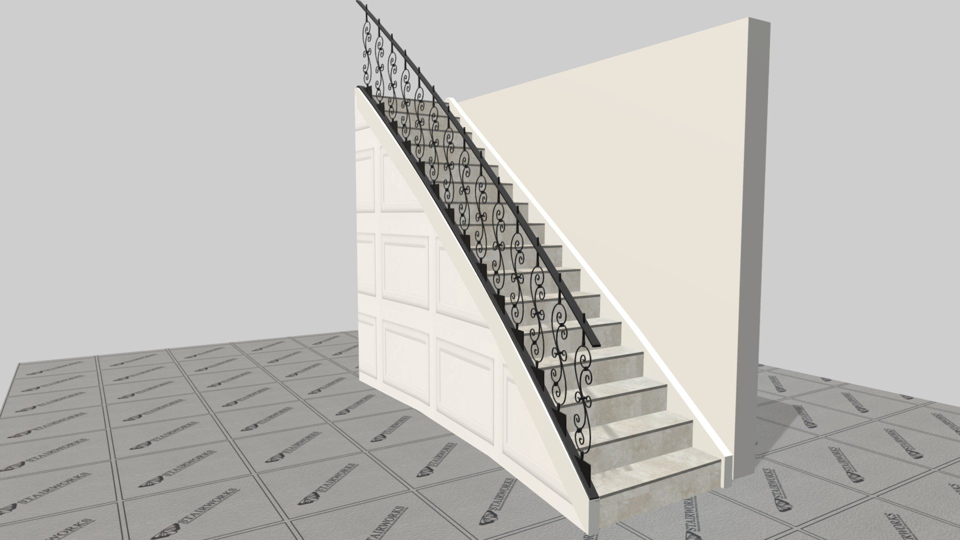 INSPIRED DESIGNS_6102_STAIR_DESIGN - 3D model by STW (@scottu) [61d2c87 ...