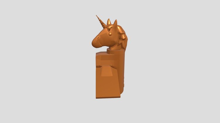 Object Unicorn Web 3D Model