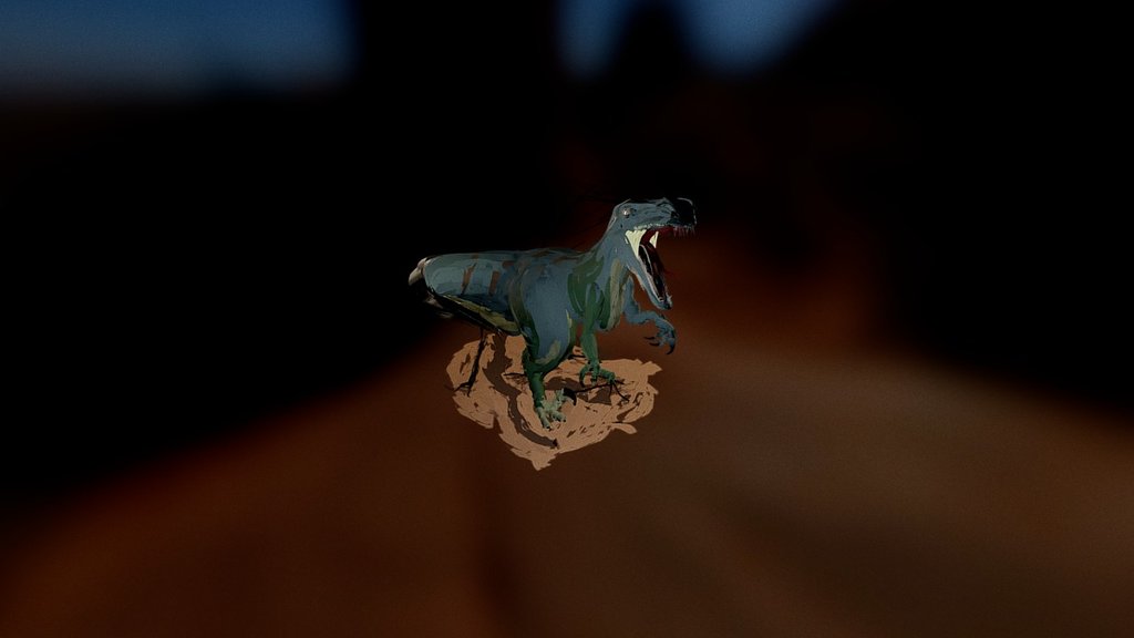 Dinosaur created in TiltBrush