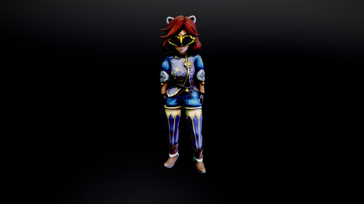Character girl 3D Model