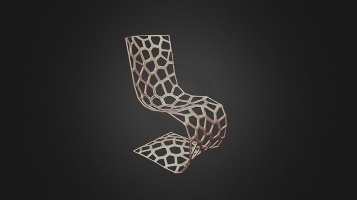 Voronoi Chair 3D Model