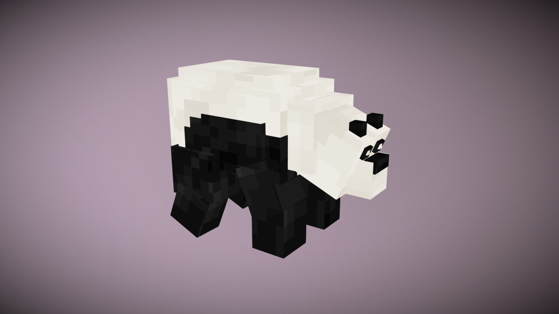 Panda (Minecraft) - 3D model by Nathantjuhh (@nathantjuhhhh) [61d5d43]