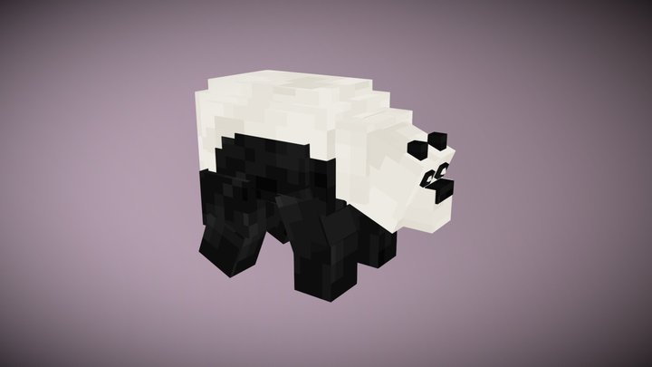 Panda (Minecraft) 3D Model