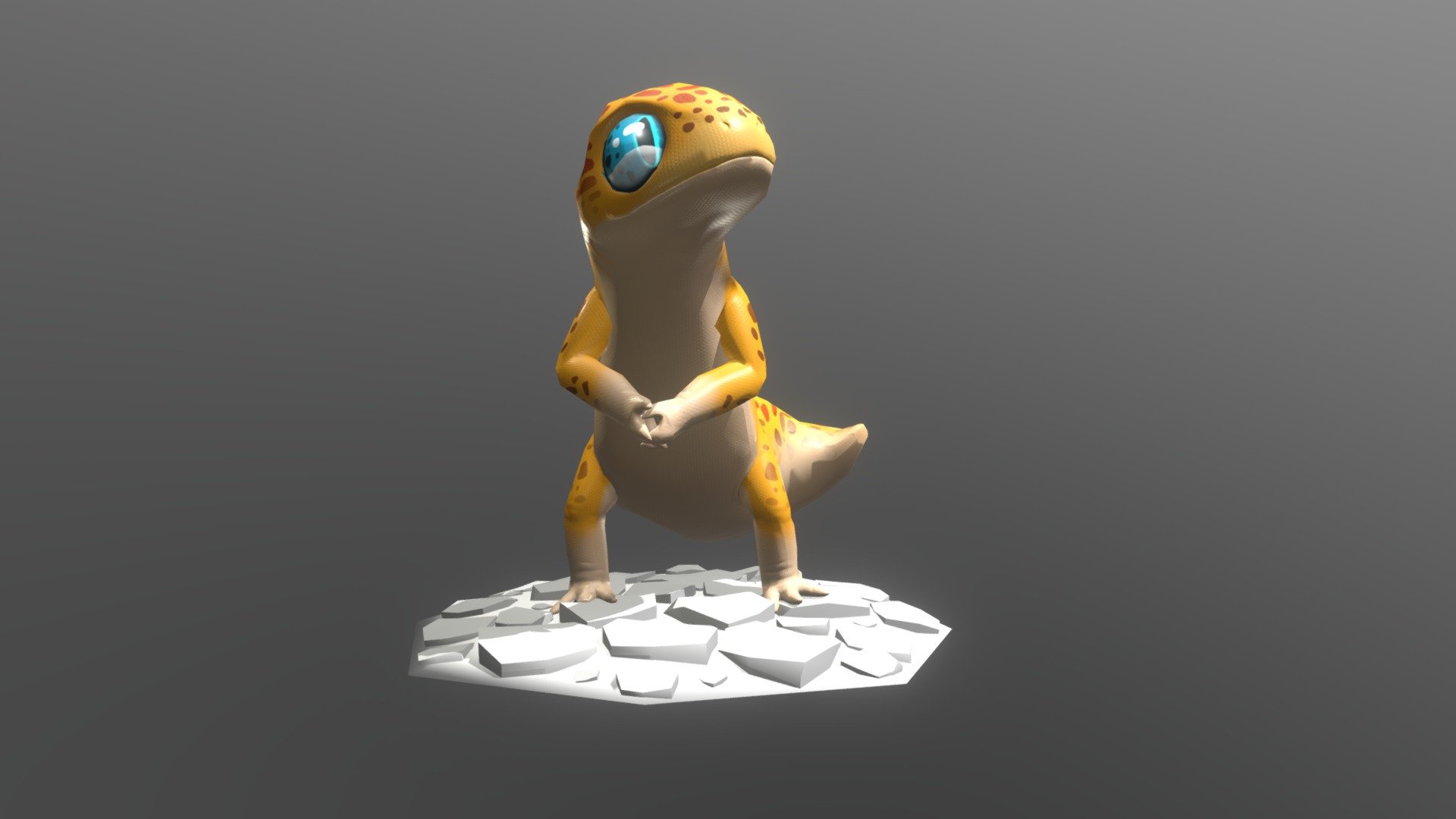 Leopard Gecko - 3D model by Limbo1004 [61d62b3] - Sketchfab