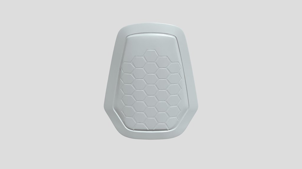 Pink hexagonal-patterned object