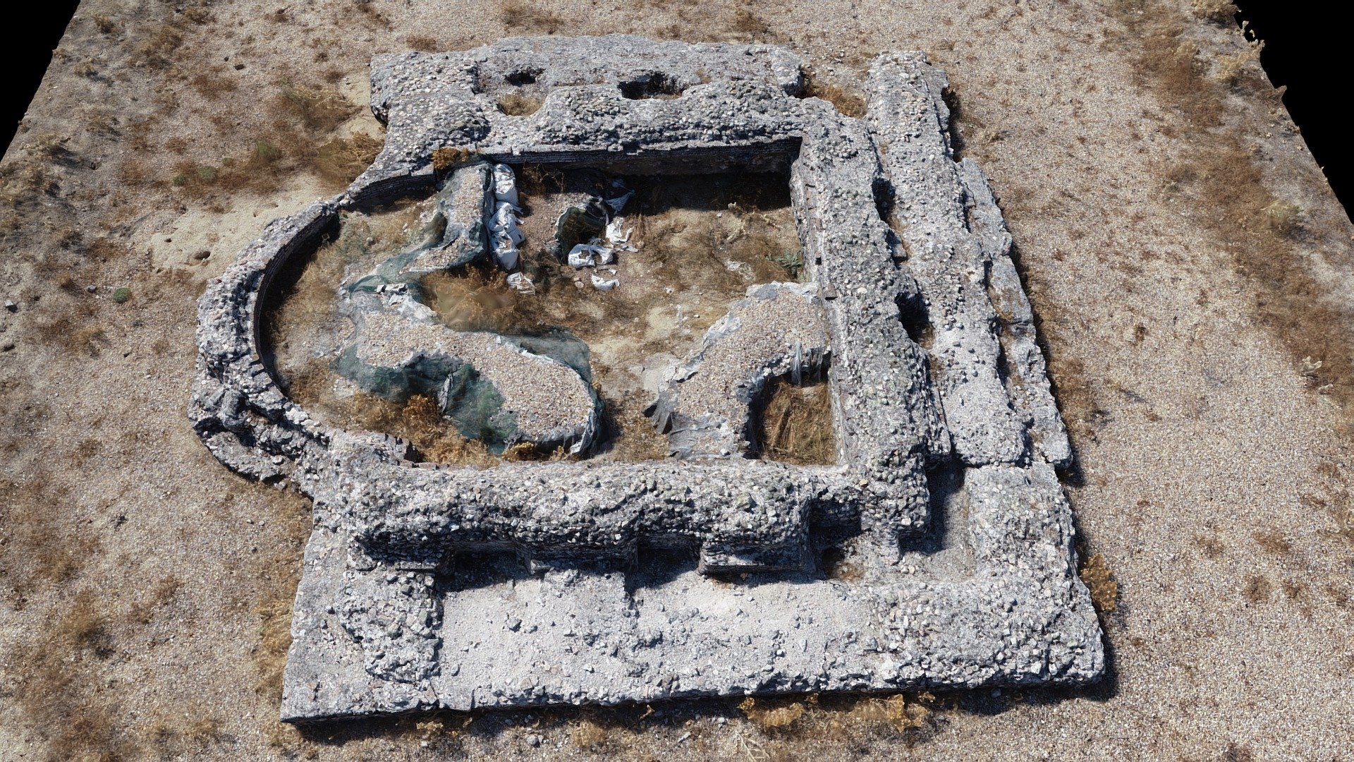 Roman Ninfeo of Carranque, Toledo, Spain