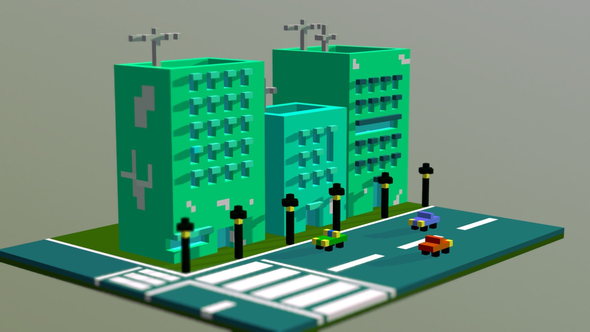 City Block - Voxel