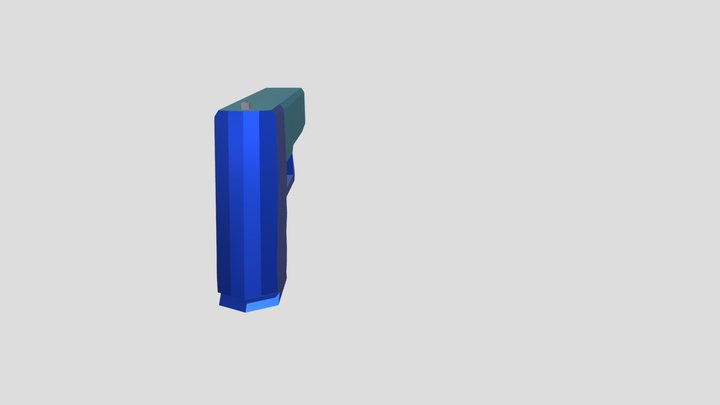 Pistola lowpoly – Free 3D Model STL