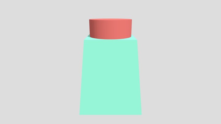 Low Poly Black Pepper Container (Game Ready) 3D Model