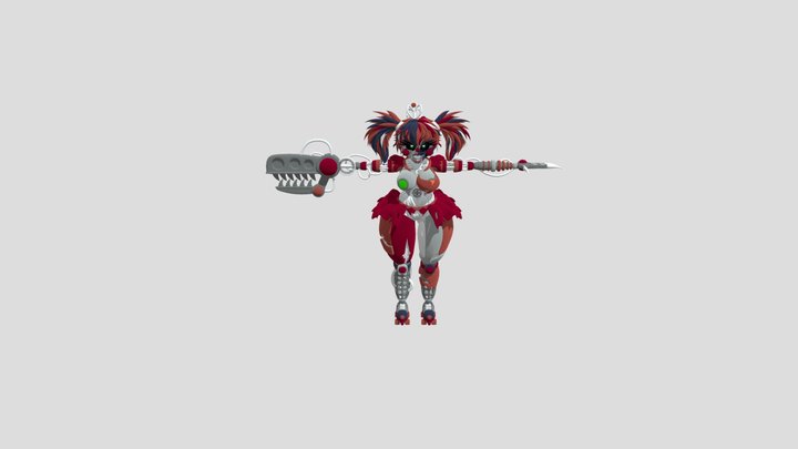 scrap_baby_from_sister_location_fnaf_6_nsfw 3D Model