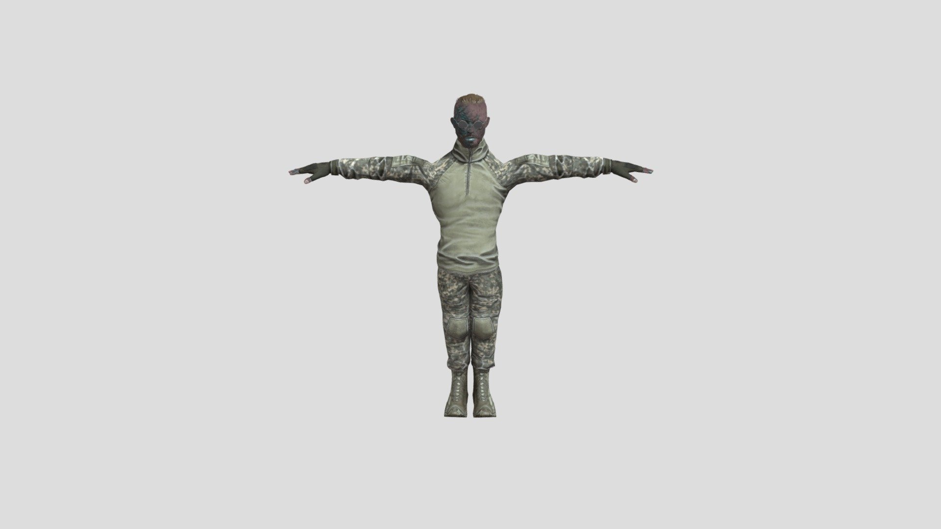 Dangle Chin Zombie 📌 3D model by Labyrinth escape 2.0 (haquinobe3