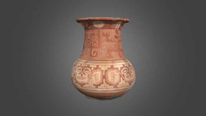 Marajoara Burial Urn - MAS Museum 3D Model