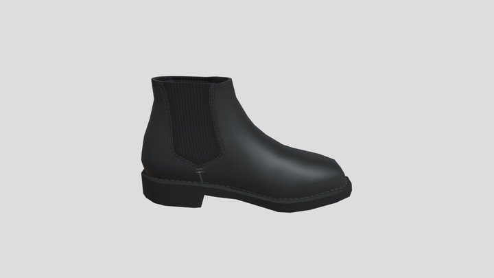 low-poly chelsea boot