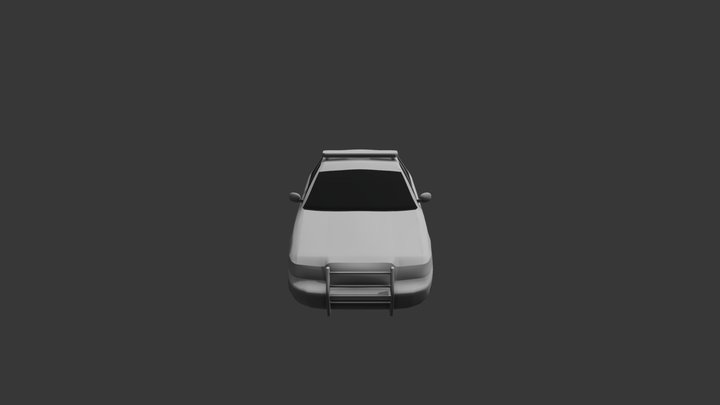 Police car 3D Model