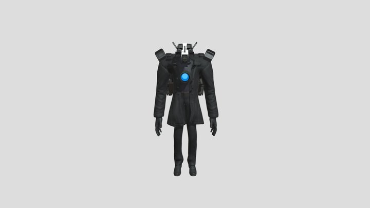 Normal titan camera man 3D Model