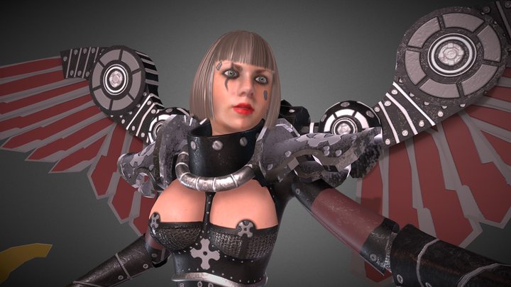 Sister of Battle (look a like) WIP 3D Model