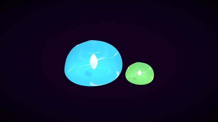 Slimes 3D Model