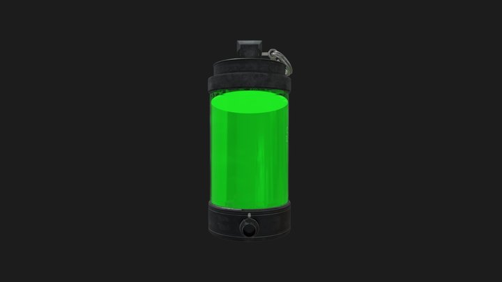 Chemical Grenade 3D Model