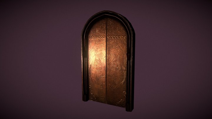 Celtic door 3D Model
