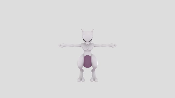 Mewtwo 3D Model
