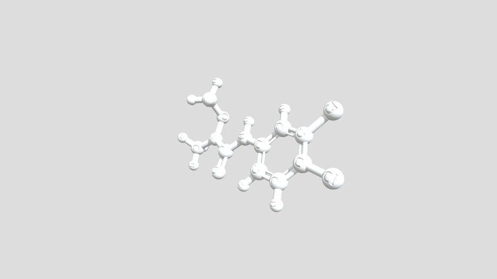 Linuron 3D Molecular Model — CAS 330-55-2