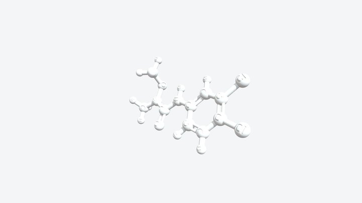 Linuron 3D Molecular Model — CAS 330-55-2