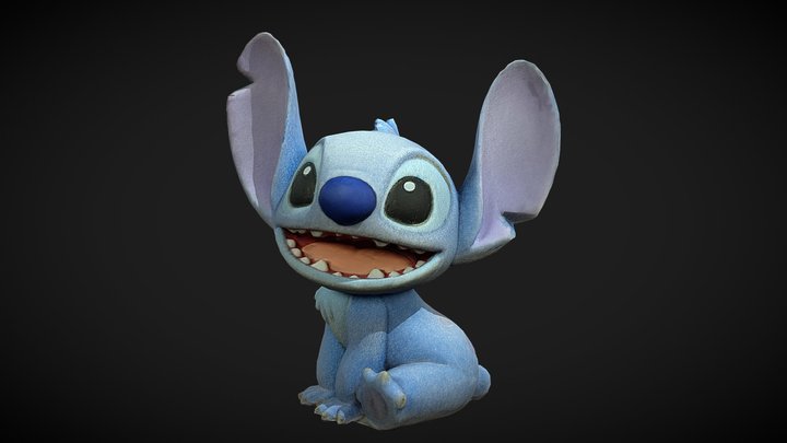 Stitch_Figurine_Photogrammetry 3D Model