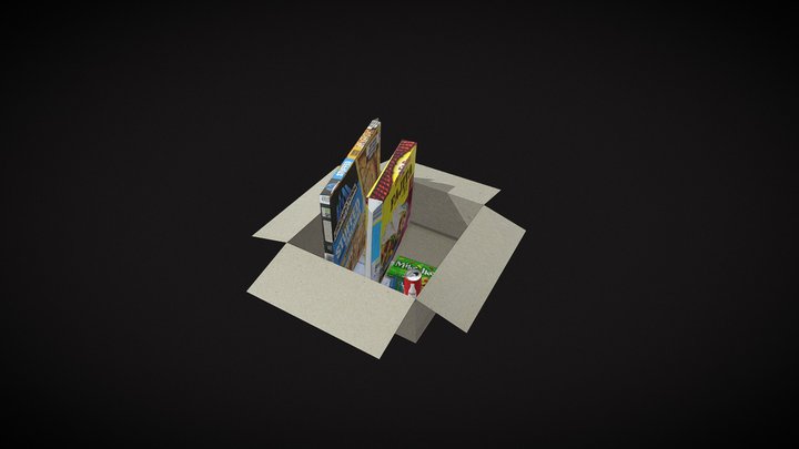 Trash Box 3D Model