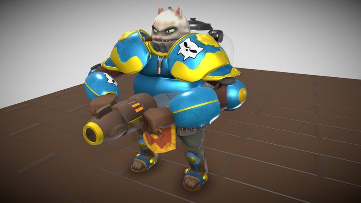 Brigadier Biscuits 3D Model