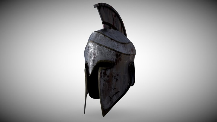 Gladiator Helmet 3D Model