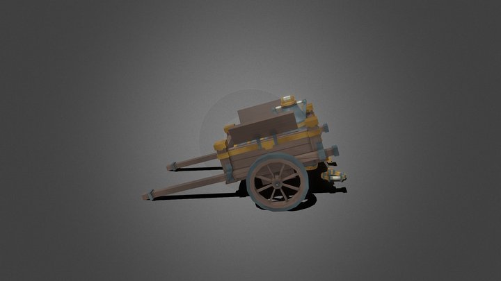 [STUDENT WORK] Dwarf's Cart 3D Model