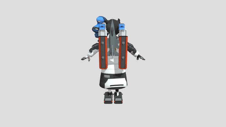robot woman 79 3D Model