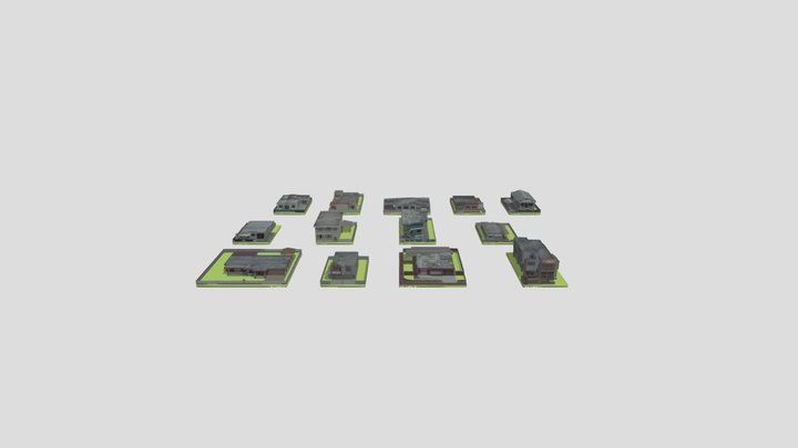Puerto Rico house pack 3D Model