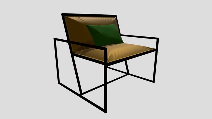 Cadeira de jogos 3D model - Baixar Mobiliário no