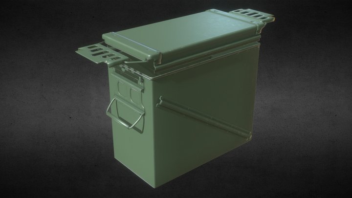 Military Cartridge Box 3D Model