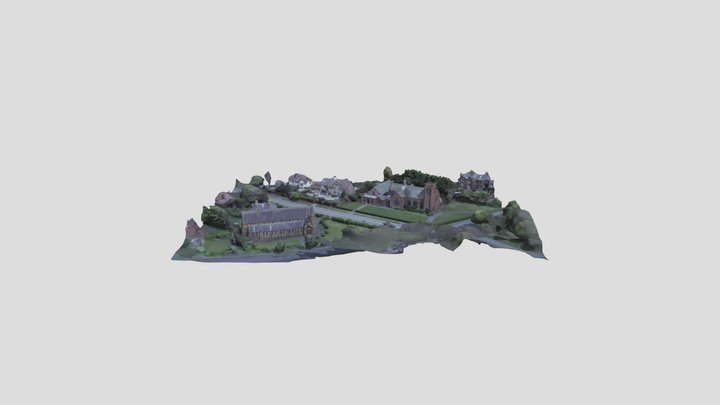 3D Model Of 2 Churches in Blundellsandss, Crosby 3D Model