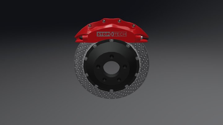 StopTech Touring brakedisc 3D Model