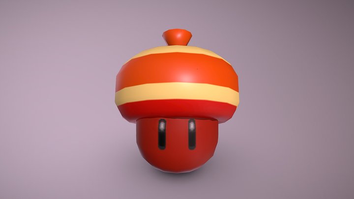 Super Acorn - New Super Mario Bros. U 3D Model