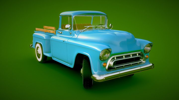 1950's Chevy Truck 3D Model