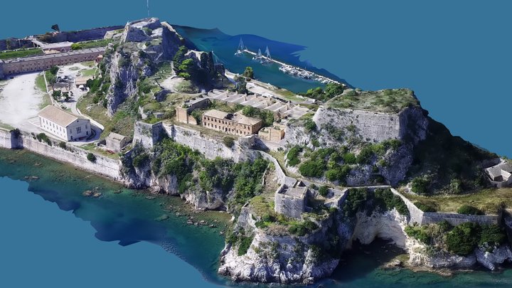 Fortress in Corfu (Greece) █ RAWscan █ – Kostenloses 3D-Modell STL