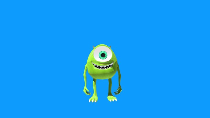 Mike Wazowski 3D Model