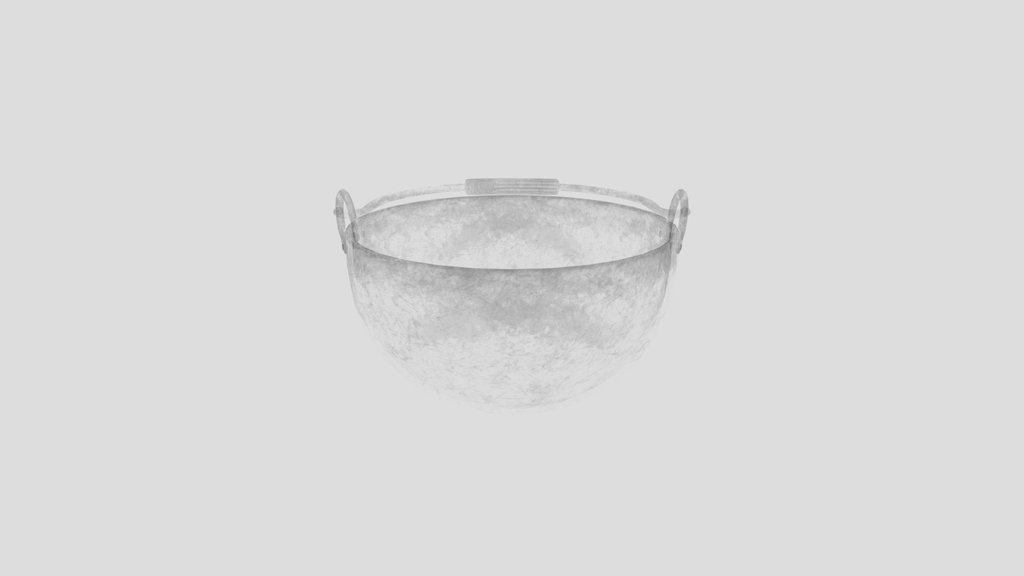 Antique Iron Cauldron